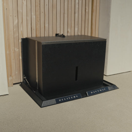 The innovative doormat that transforms to a delivery locker, preventing package theft with style, and unlocking the true freedom of online shopping.