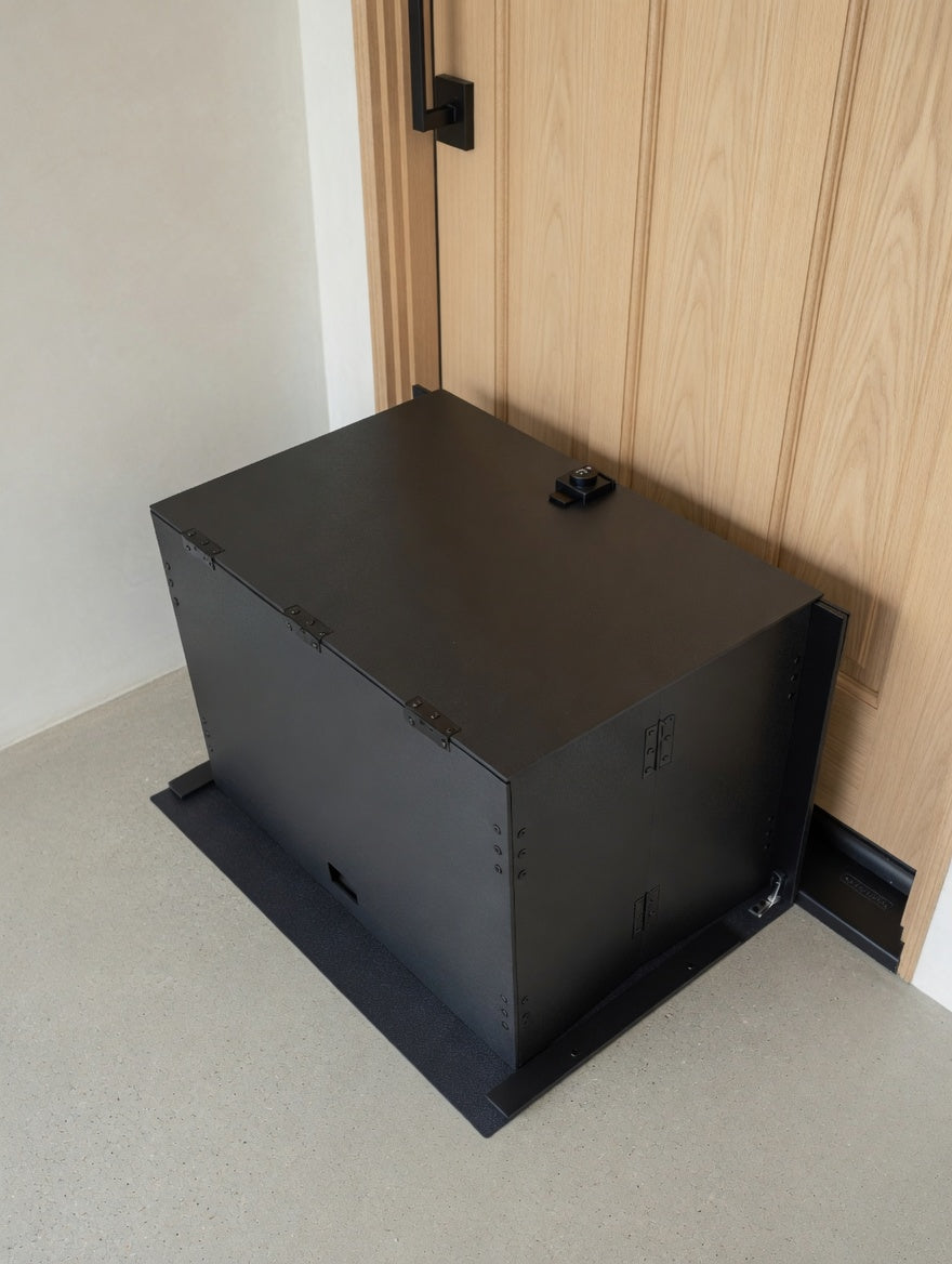 NEW & IMPROVED Gen2 Davymat Delivery Locker – Patented Doormat Lockbox for Porch Package Security